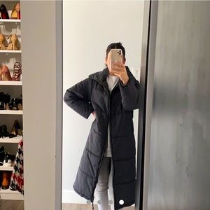 OAK + FORT Long Puffer Jacket